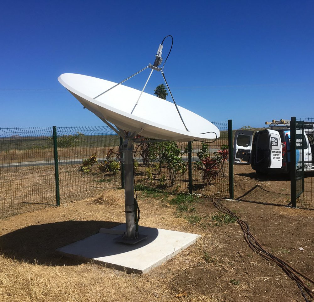 2.4m Antenna for Caledonia TV