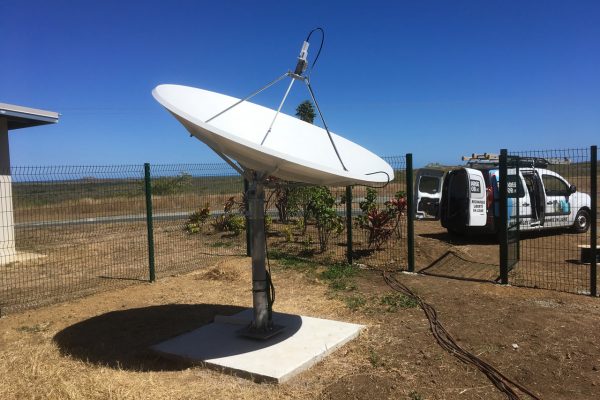 2.4m Antenna for Caledonia TV